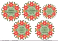 Sentiments -Pink and orange flowers in a circle 2