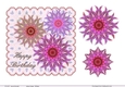 Happyy Birthday - Floral cardfront and decoupage Layers-pink-3
