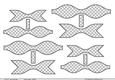 Paper Bows Grey & White Polka Dots -2