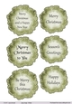 Christmas wreath Sentiments 3