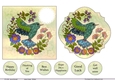Humming Bird in Florals Toppers 3