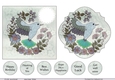 Humming Bird in Florals Toppers 4