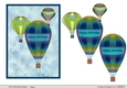 Hot air Balloon Decoupage Topper 2