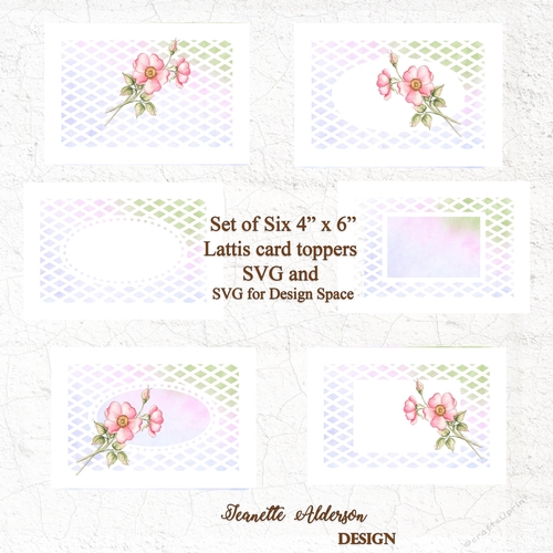 Trellis Toppers 6 x 4 bundle with 6 options