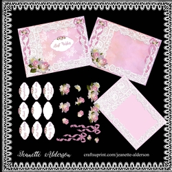 Pink Roses and Lace