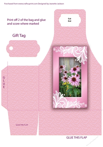 Marys Flower Gift Bag