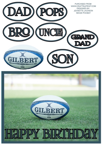 Rugby Ball Birthday