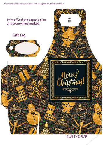 Merry Christmas Gift Bag