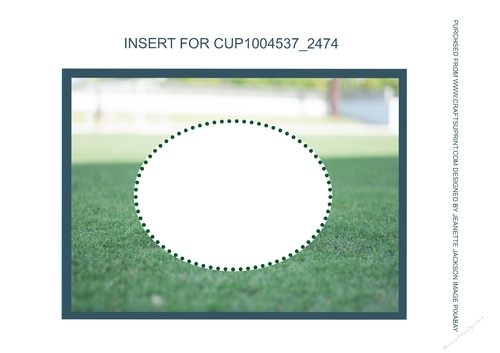  INSERT FOR CUP1004537_2474 Rugby Ball Birthday