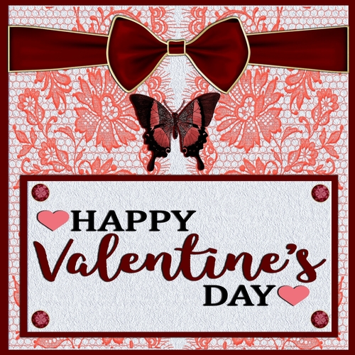 Butterfly Valentines Card