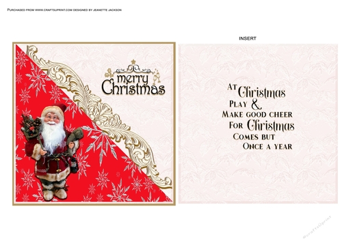 Christmas Santa Quick Card