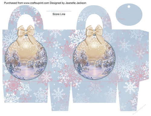 Scenic Bauble 2 Gift Bag