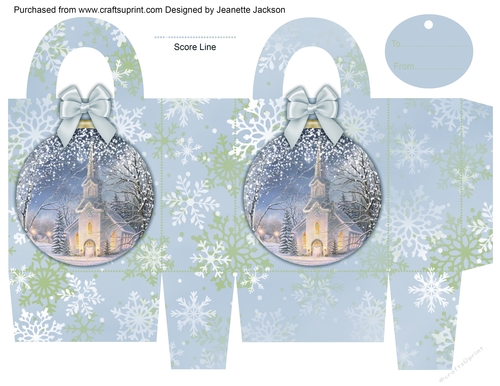 Scenic Bauble 3 Gift Bag