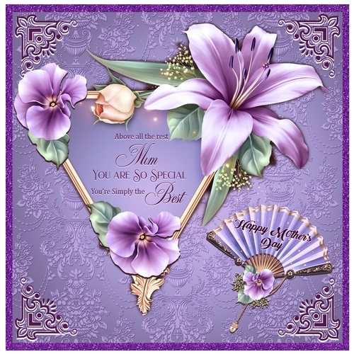 Lilies and Pansies For Mother`s Day