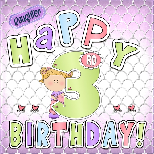 Girl 3rd Birthday