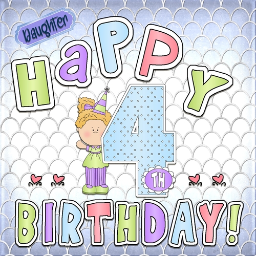 Girl 4th Birthday