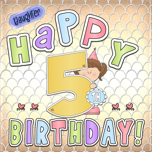 Girl 5th Birthday