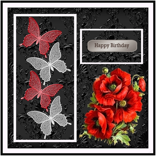 Butterflies and Poppies All Occasions