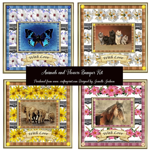 Animals and Flowers Bumper Kit