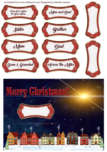 Merry Christmas Quick Card