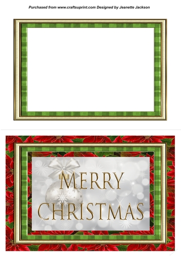 Merry Christmas A5 Topper