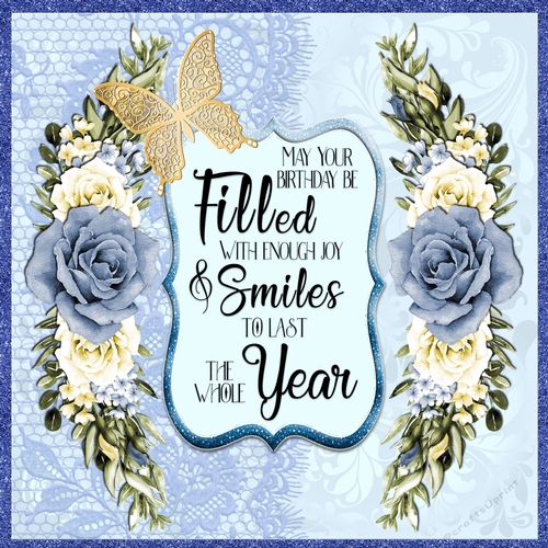 Blue Roses Birthday 5