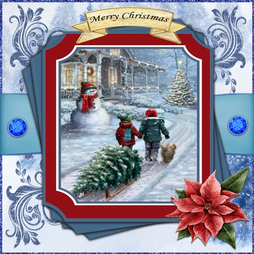 Christmas Tree 7 x 7 Card