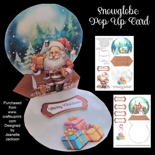 Snowglobe Pop Up Card