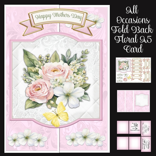 All Occasions Fold Back Floral Card