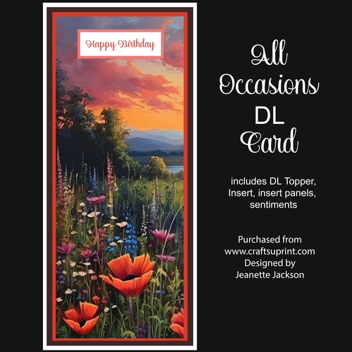 All Occasions DL Card No 1
