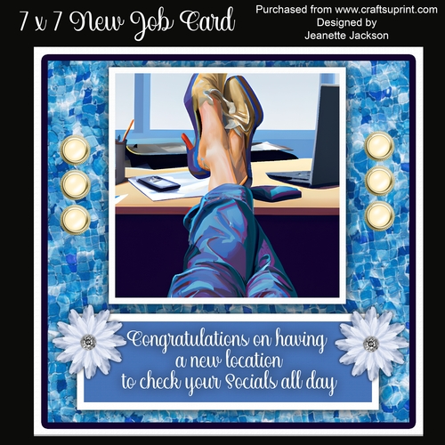 7 x 7 New Job Card
