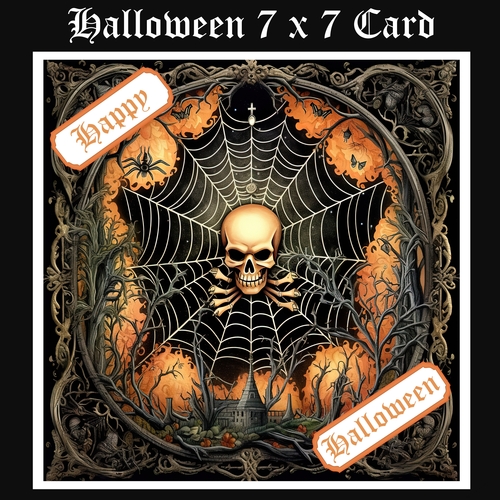 Halloween 7 x 7 Card