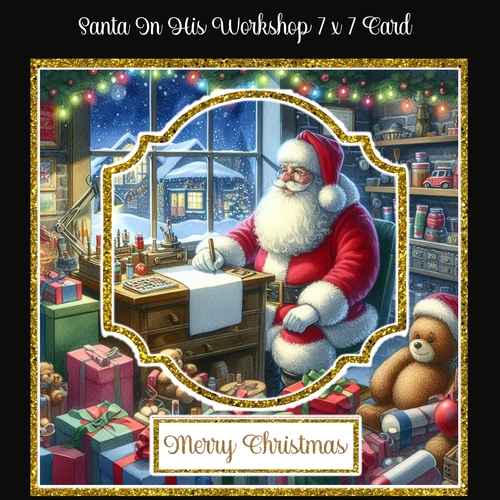 Santa In His Workshop
