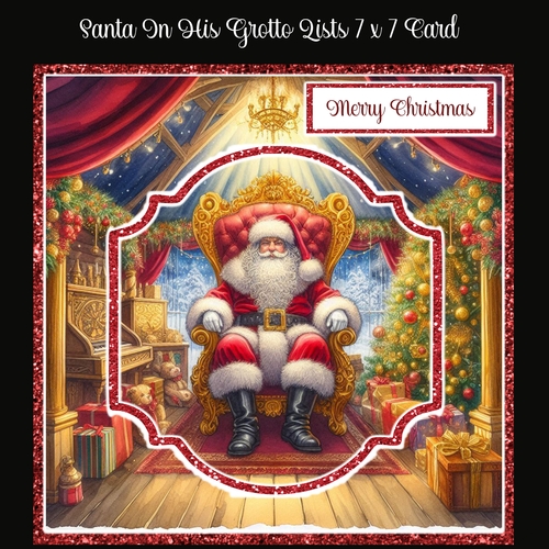 Santa In His Grotto