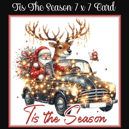 Tis The Season 7 x 7 Card