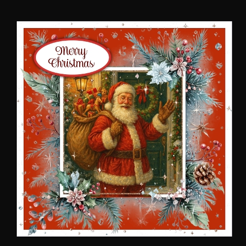 Hello Santa 7 x 7 Card