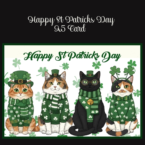 Happy St Patricks Day A5 Card