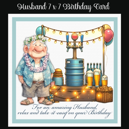 cup1438968_2474 - Husband 7 x 7 Card