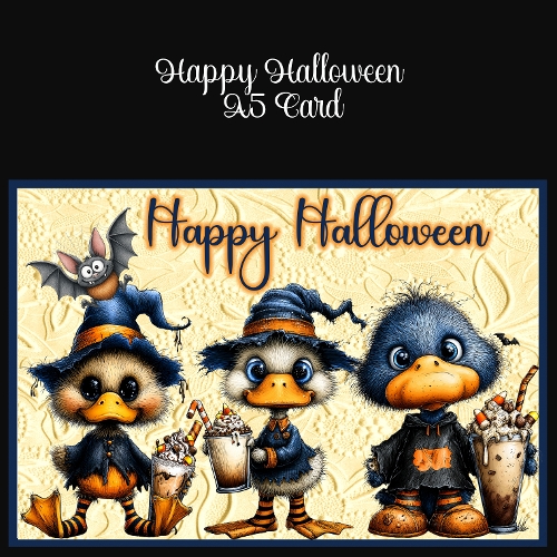 Happy Halloween A5 Card