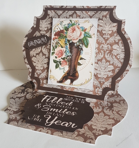 Easel Shaped Birthday Card