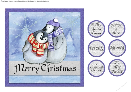Merry Christmas Penquins