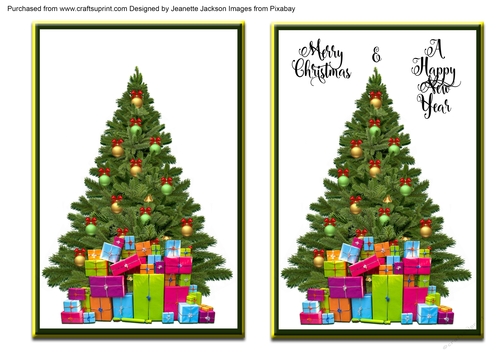 Merry Christmas Tree and Presents