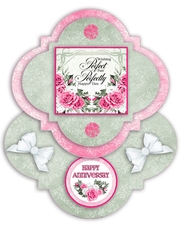 Anniversary Shaped Easel Card
