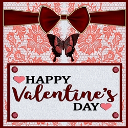 Butterfly Valentines Card