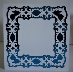 Retro Frame Card Cutting File