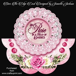 Over The Edge Shaped Card
