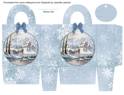 Scenic Bauble 1 Gift Bag