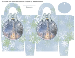 Scenic Bauble 3 Gift Bag