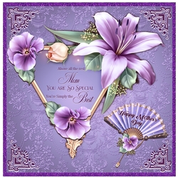 Lilies and Pansies For Mother`s Day