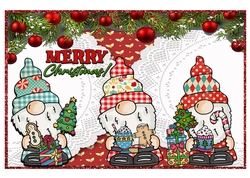5 x 7 inch Christmas Gnome 4